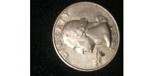 25 Cent / 1/4 Dólar Estados Unidos de América (1776 - ) Cobre/Plata George Washington