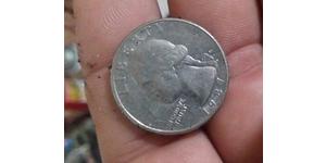 25 Cent / 1/4 Dólar Estados Unidos de América (1776 - ) Cobre/Plata George Washington