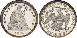 25 Cent / 1/4 Dólar Estados Unidos de América (1776 - ) Plata 