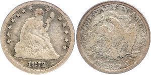 25 Cent / 1/4 Dólar Estados Unidos de América (1776 - ) Plata 