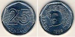 25 Centavo Brasil Acero 