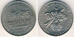 25 Centavo Cuba (1898 - ) Cuivre/Nickel 