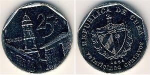 25 Centavo Cuba (1898 - ) Níquel/Cobre 