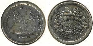 25 Centavo Guatemala Plata 