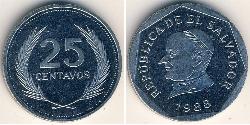25 Centavo El Salvador (1821 - ) Stainless steel 