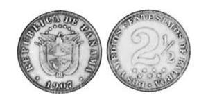25 Centesimo Republic of Panama Copper/Nickel 
