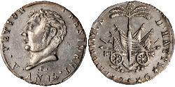 25 Centime Haiti (1804 - ) Argento 