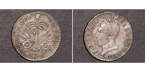 25 Centime Haiti (1804 - ) Argento 
