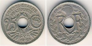 25 Centime Troisième République (1870-1940)  Cuivre/Nickel 