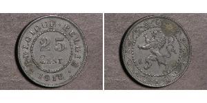 25 Centime Belgium Zinc 