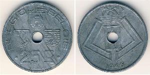 25 Centime Belgio Zinco 