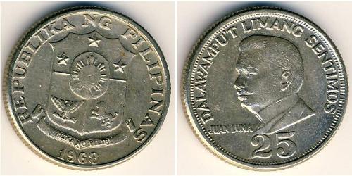 25 Centimo Philippines Cuivre/Zinc/Nickel 