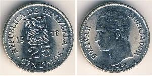25 Centimo Venezuela (1811 - ) Nickel 