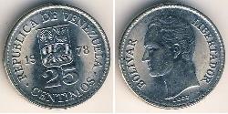 25 Centimo Venezuela Níquel 