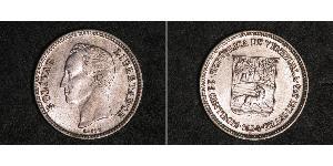 25 Centimo Venezuela Níquel Simon Bolivar (1783 - 1830)