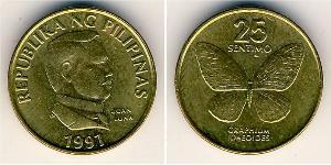 25 Centimo Filippine Ottone 