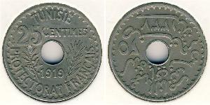 25 Centimo Tunisia (1956 - )  