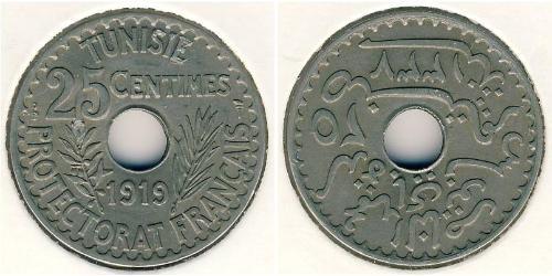 25 Centimo Tunisia (1956 - )  