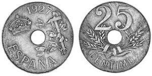 25 Centimo Kingdom of Spain (1874 - 1931) 銅/镍 阿方索十三世 (1886 - 1941)