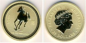 25 Dollar Australie (1939 - ) Or Elizabeth II (1926-2022)