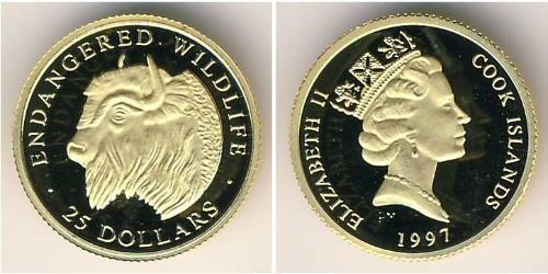 25 Dollar Cook Islands (1965 - ) Or 