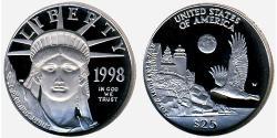25 Dollar Vereinigten Staaten von Amerika (1776 - ) Platin 