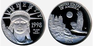 25 Dollar Vereinigten Staaten von Amerika (1776 - ) Platin 