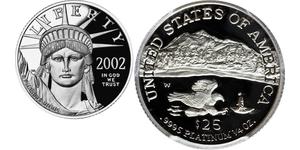 25 Dollar Vereinigten Staaten von Amerika (1776 - ) Platin 