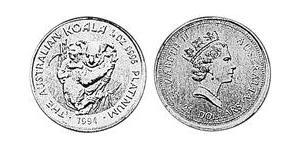 25 Dollar Australie (1939 - ) Platine Elizabeth II (1926-2022)