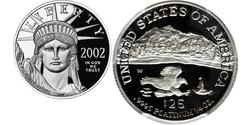 25 Dollar 美利堅合眾國 (1776 - ) Platinum 