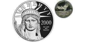25 Dollar 美利堅合眾國 (1776 - ) Platinum 