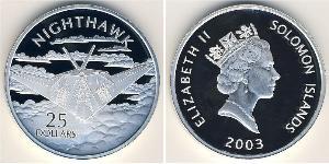 25 Dollar Salomonen Silber 