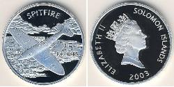 25 Dollar Solomon Islands (1978 - ) Silver 