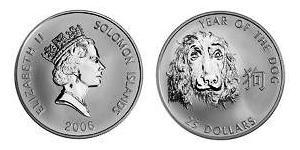 25 Dollar Solomon Islands (1978 - ) Silver 
