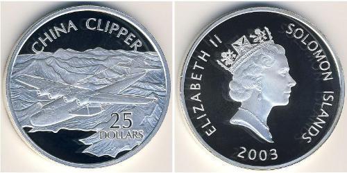 25 Dollar Solomon Islands (1978 - ) Silver 