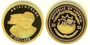 25 Dollar 利比里亚 (1847 - )  