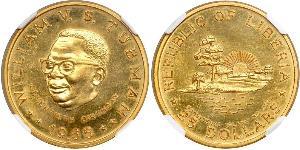 25 Dollar 利比里亚 (1847 - ) 金 William Tubman