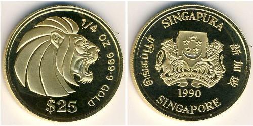 25 Dollar 新加坡 金 