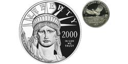 25 Dólar Estados Unidos de América (1776 - ) Platino 