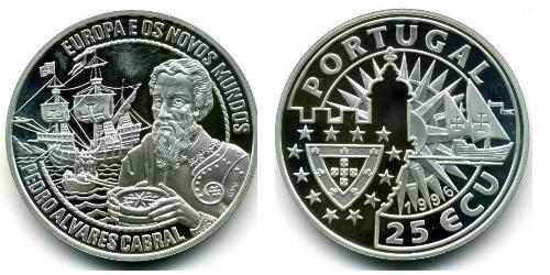 25 Ecu République portugaise (1975 - ) Argent 