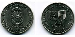 25 Escudo Portugal / Madeira Kupfer/Nickel 