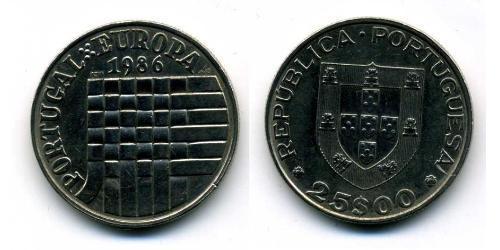 25 Escudo Republica Portuguesa (1975 - ) Kupfer/Nickel 