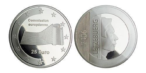 25 Euro Luxembourg (pays) Argent 