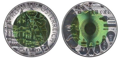 25 Euro Republik Österreich (1955 - ) Bimetall 