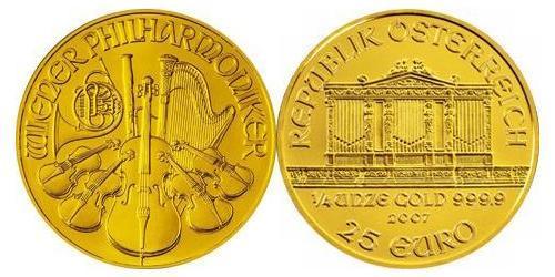 25 Euro Republik Österreich (1955 - ) Gold 