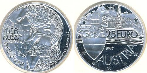 25 Euro Republik Österreich (1955 - ) Silber 