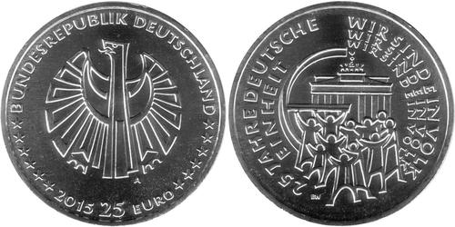25 Euro 德国 銀 