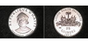 25 Gourde Haiti (1804 - ) Argento 