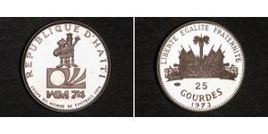 25 Gourde Haiti (1804 - ) Argento 