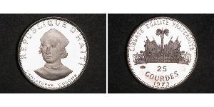 25 Gourde Haiti (1804 - ) Argento 